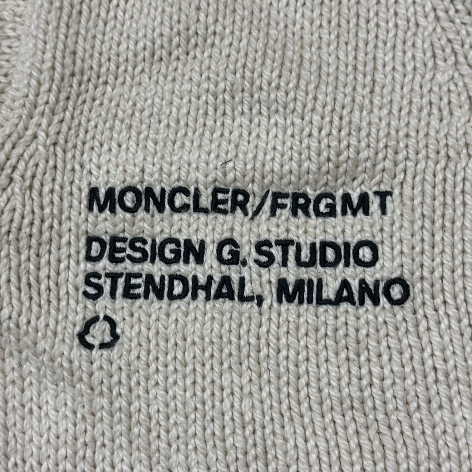 国内正規 参考上代162800円 MONCLER × FRAGMENT CARDIGAN TRICOT