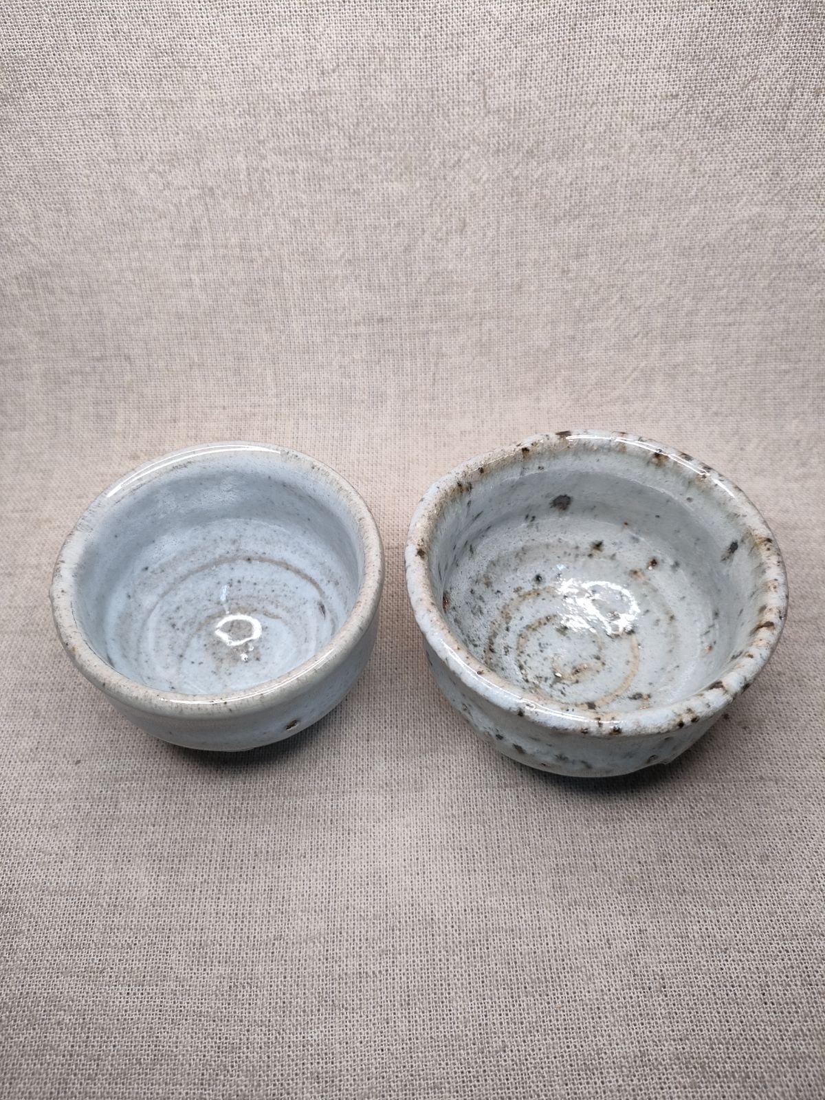 斑ぐい呑２種セット 唐津焼ぐい呑２種
