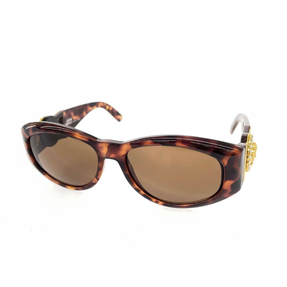 Gianni Versace ジャンニヴェルサーチ サングラス  メデューサ/べっ甲柄/プラスチック  MOD424   ブラウン レディース / 240001167199 Gianni Versace ジャンニヴェルサーチ サングラス メデューサ/べっ甲柄