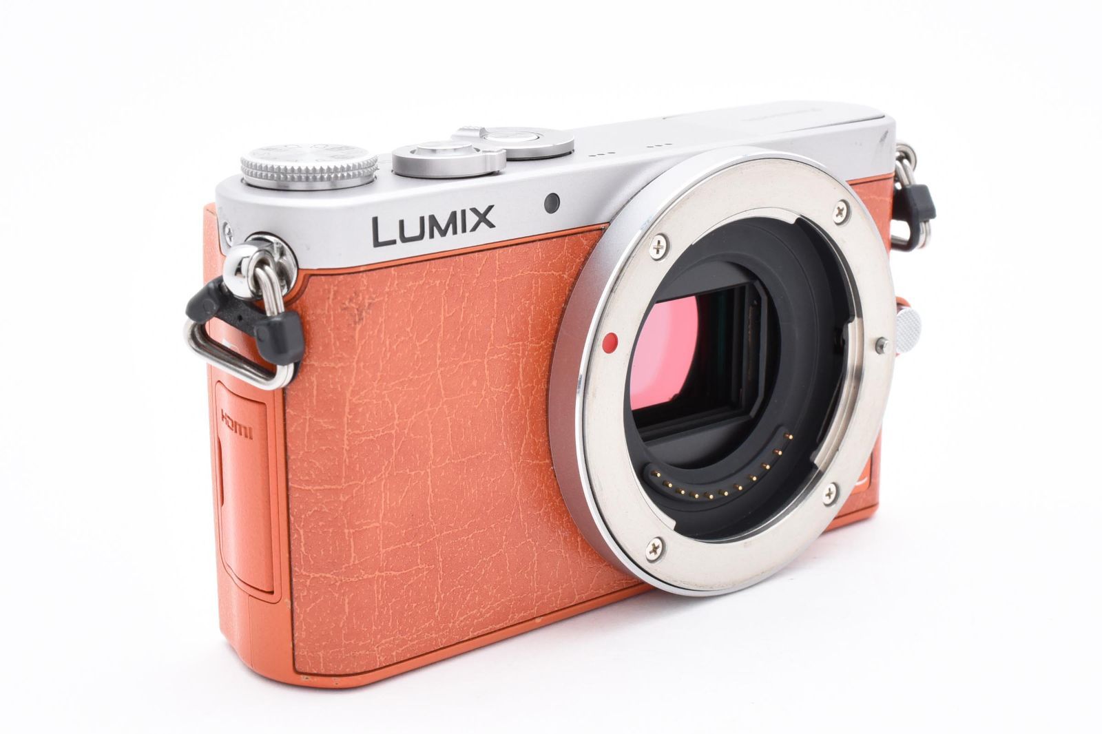 Panasonic LUMIX DMC-GM1Kミラーレス一眼 オレンジ 中古】Panasonic パナソニック LUMIX DMC-GM1K オレンジ ミラー