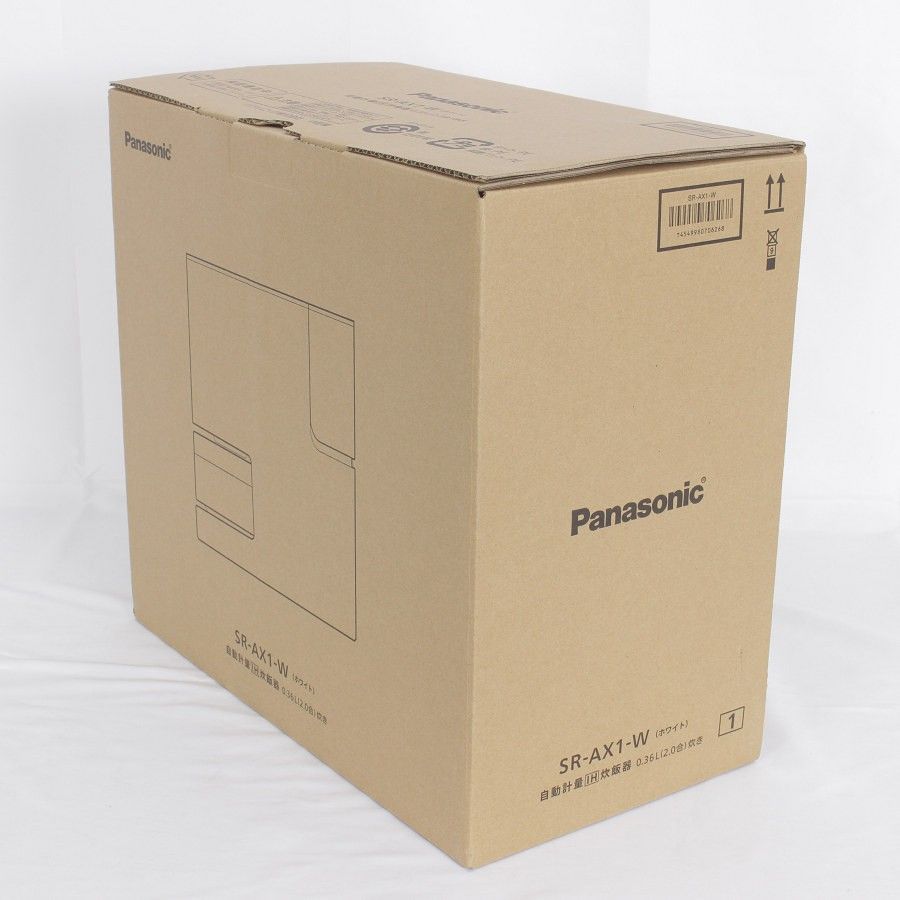 Panasonic 2合炊きIH炊飯器SR-AX1-W 新品】パナソニック SR-AX1-W ホワイト 自動計量 IH炊飯器 2合炊き Panasonic 本体 - メルカリ