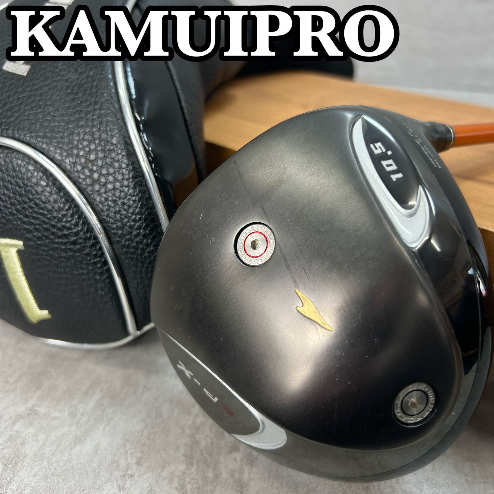 KAMUI カムイ KP-X メンズゴルフドライバー カーボン 7S 10.5° 右利き用 45インチ Tour AD ツアー DI ヘッドカバー
