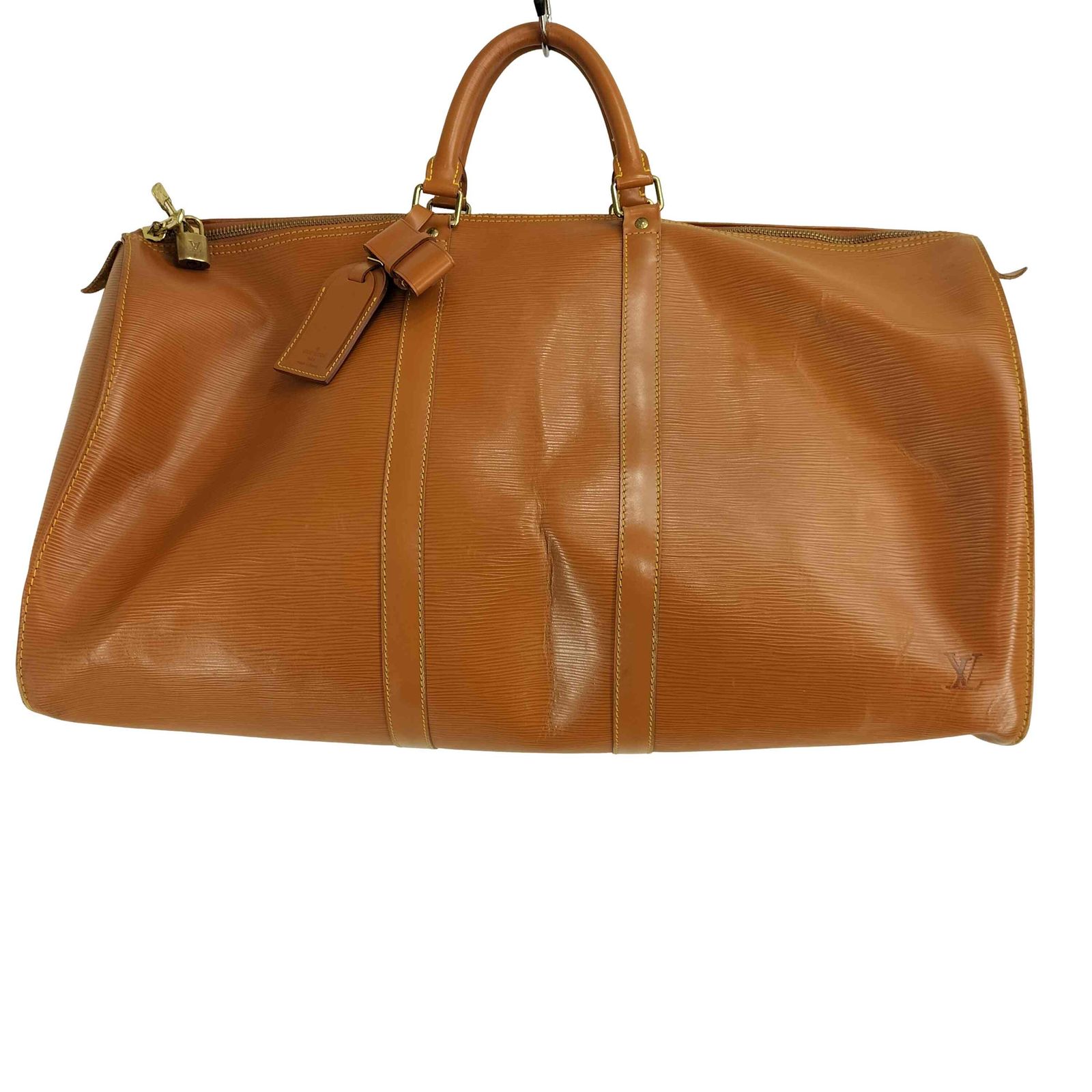 ルイヴィトン LOUIS VUITTON キーポル50 エピレザー ボストンバッグ レディース 表記無