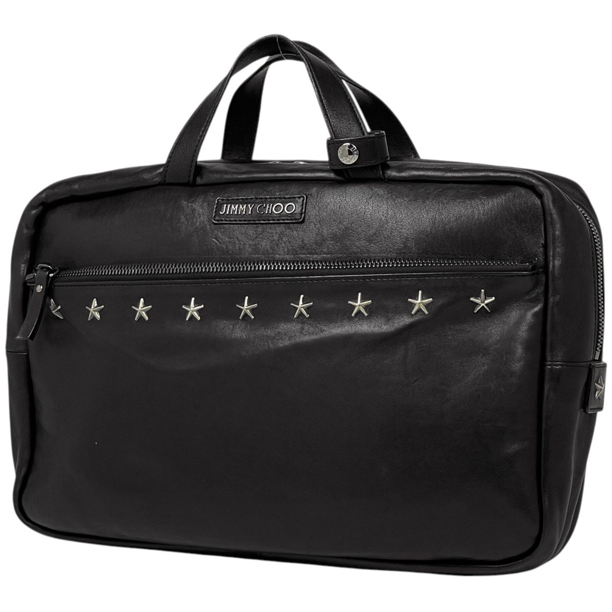 JIMMY CHOO ブラック レザー ボディバッグ JIMMY CHOO ブラック ボディバッグ 【公式通販】