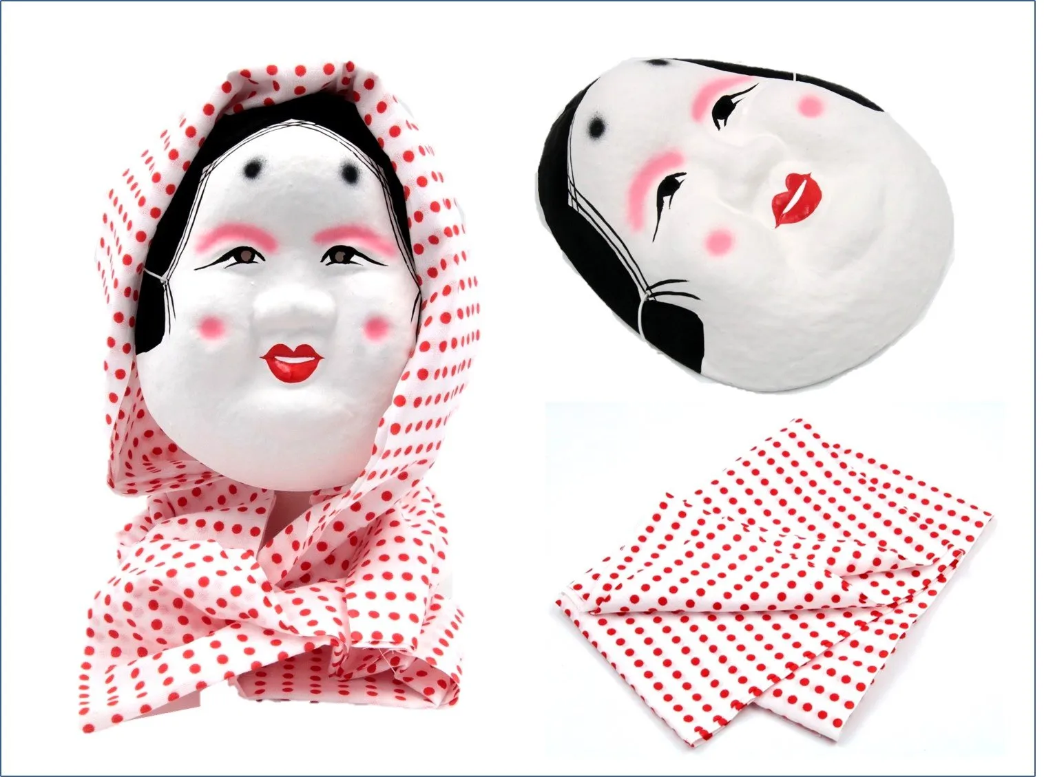 【郷土玩具】廃絶　一閃張　張子　ひょっとこ・おかめ面 2025年最新】張子面 おかめ ひょっとこの人気アイテム - メルカリ