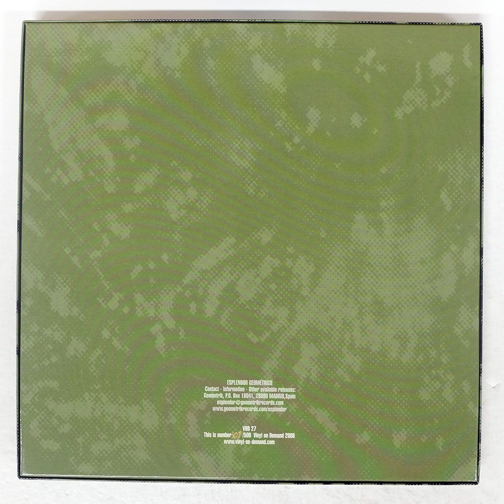 ドイツ盤 ESPLENDOR GEOMETRICO/SAME/VINYL-ON-DEMAND VOD27 LP