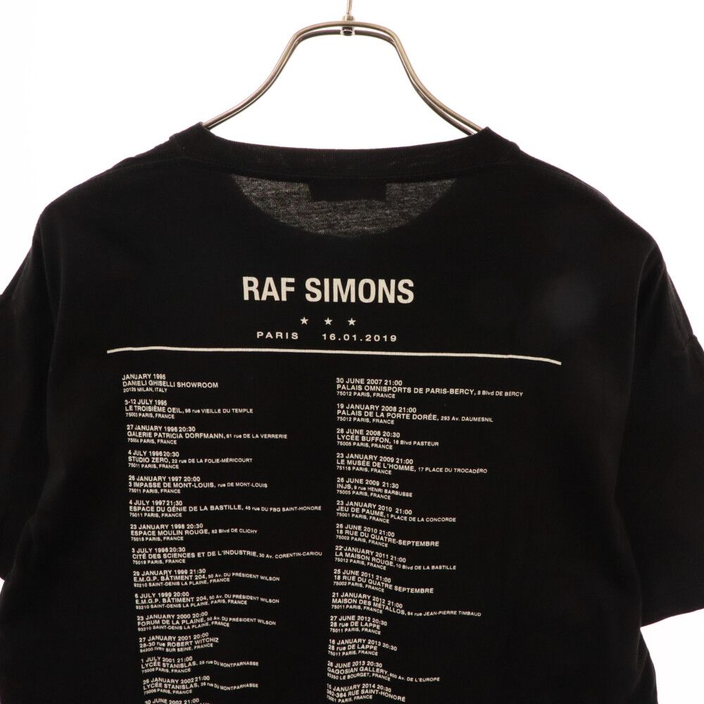 RAF SIMONS Tシャツ RAF SIMONS PRINTWORKS TOUR T-SHIRT ⭐︎レア - メルカリ