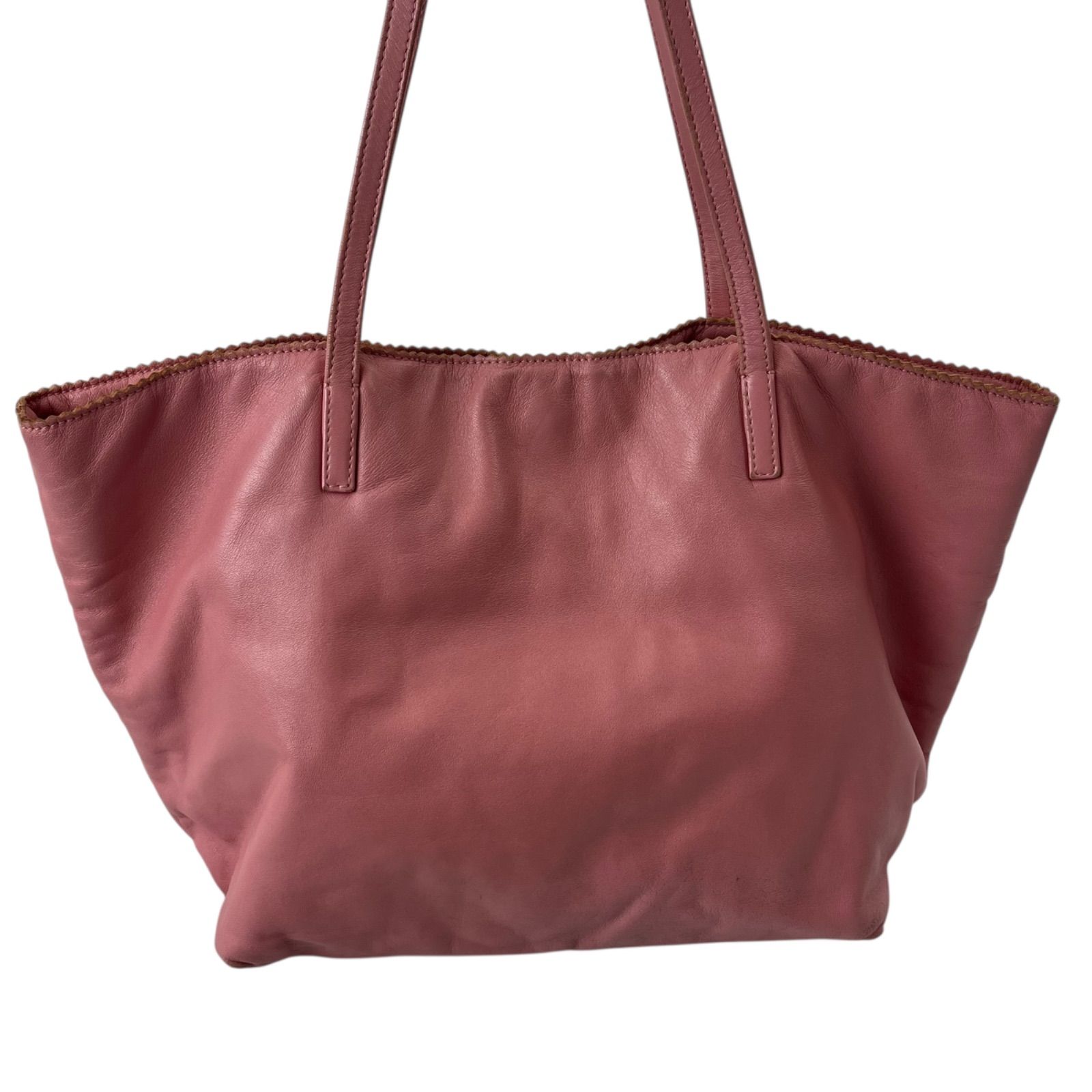 ロエベ LOEWE ナッパレザー トートバッグ ピンク 本革