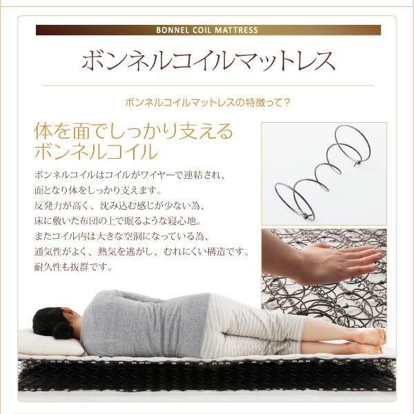 すのこ構造 脚付きマットレス