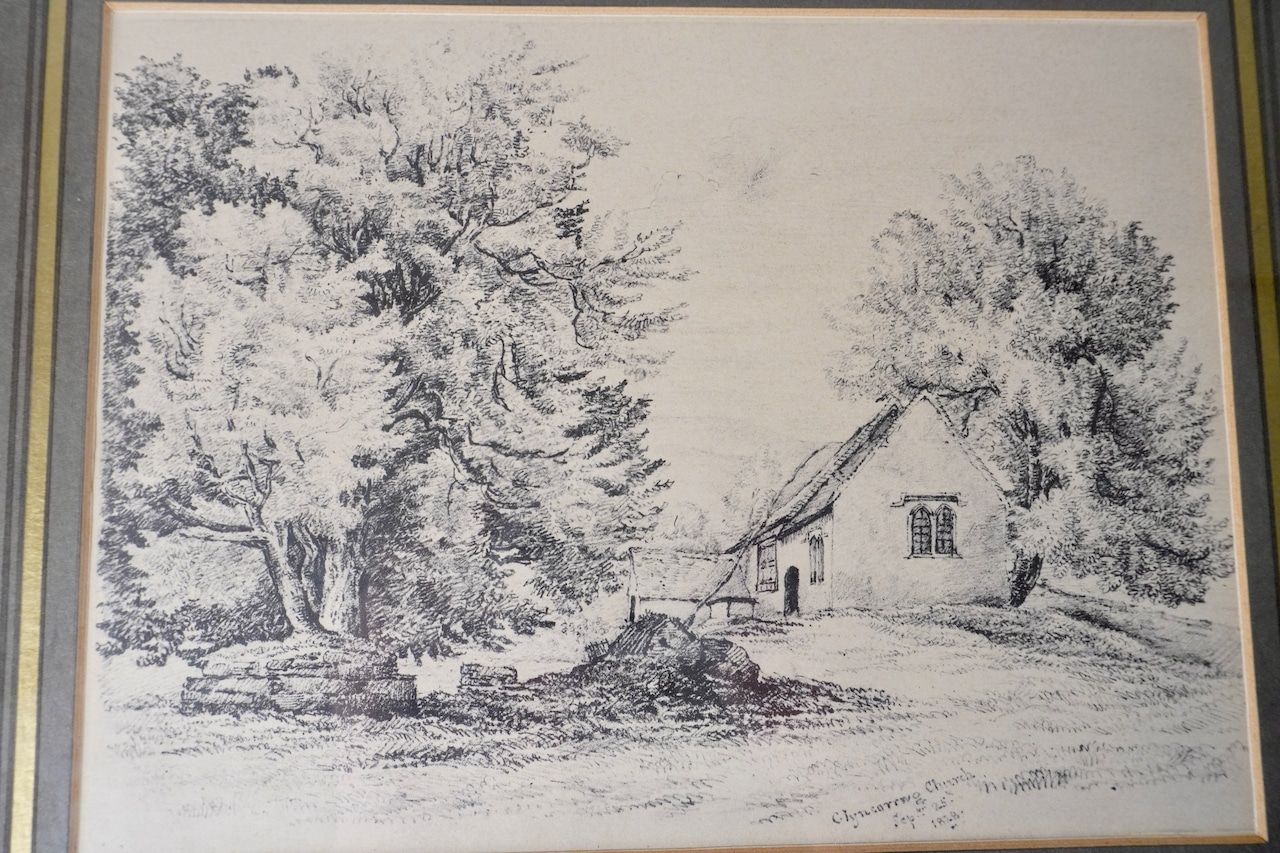 イギリス ヴィンテージ Sketch of Glyncorrwg Church イギリス ヴィンテージ Sketch of Glyncorrwg Church - メルカリ