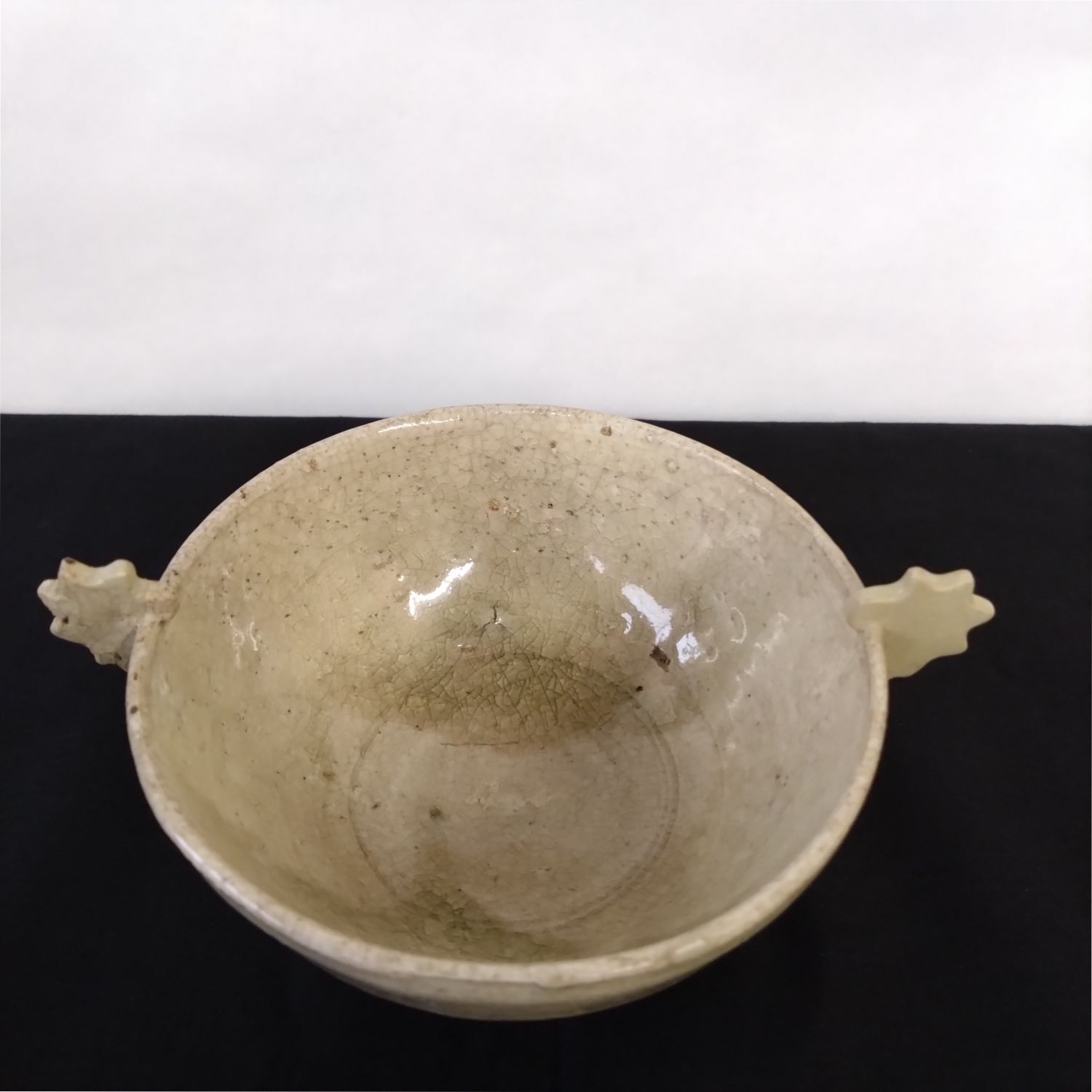 李朝　白磁　耳盃 李朝耳盃 White Porcelain Sake Cup with Handles | すべての