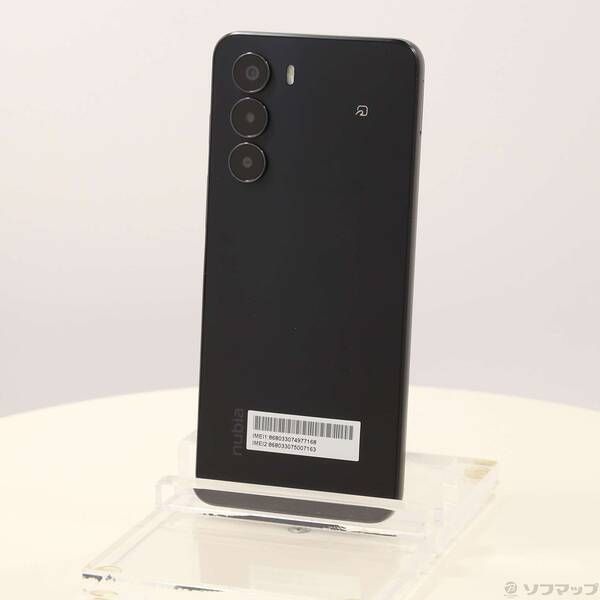 中古品〕 nubia S 5G 128GB ブラック A403ZT Y!mobile SIMフリー