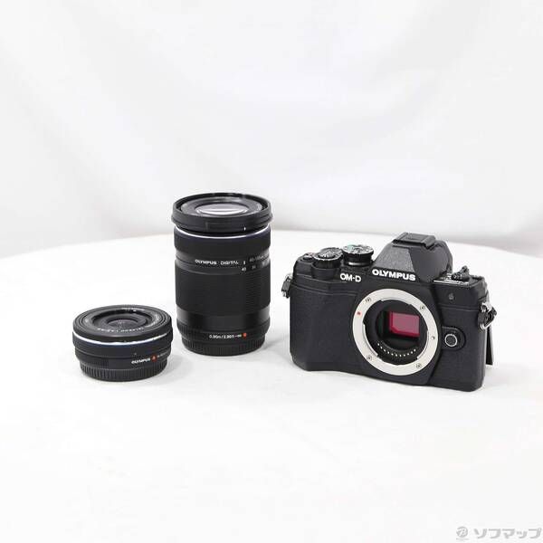 中古品〕 OM-D E-M10 Mark III EZダブルズームキット ブラック