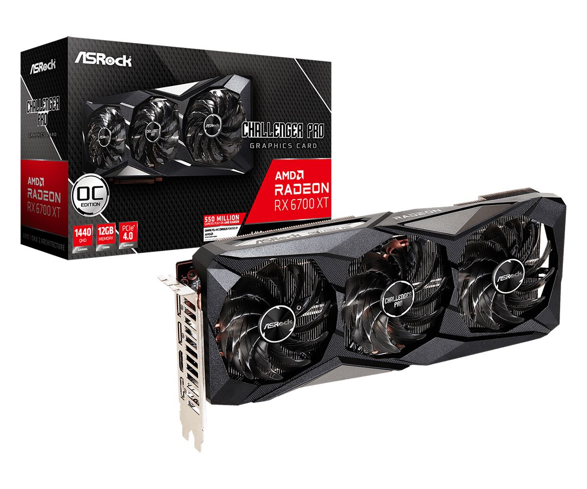 AMD Radeon™ RX 6700 XT Challenger Pro 12GB OC RX6700XT CLP 12GO 