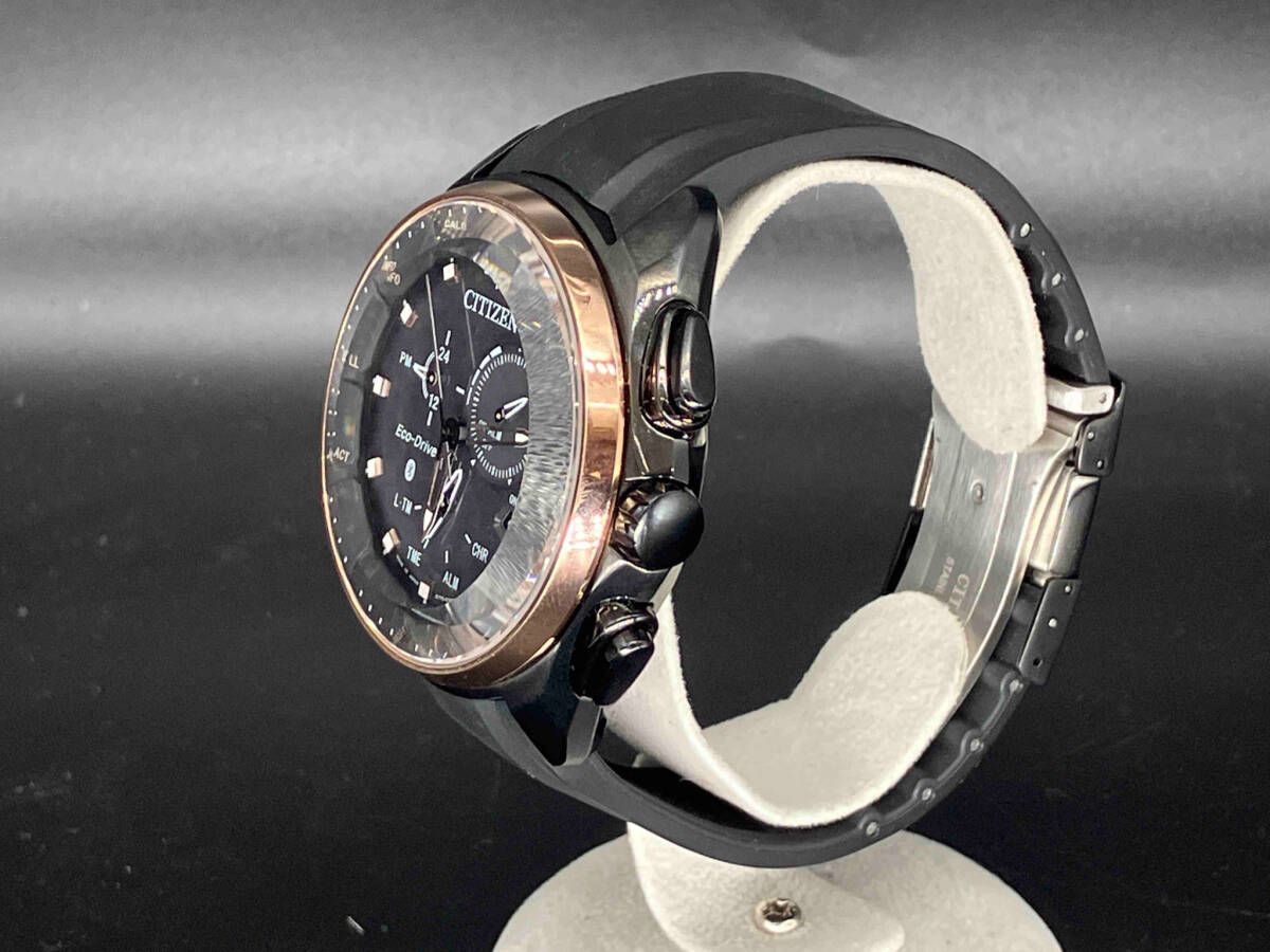 シチズン エコ・ドライブ Bluetooth ブラック＆ゴールド シチズン エコ