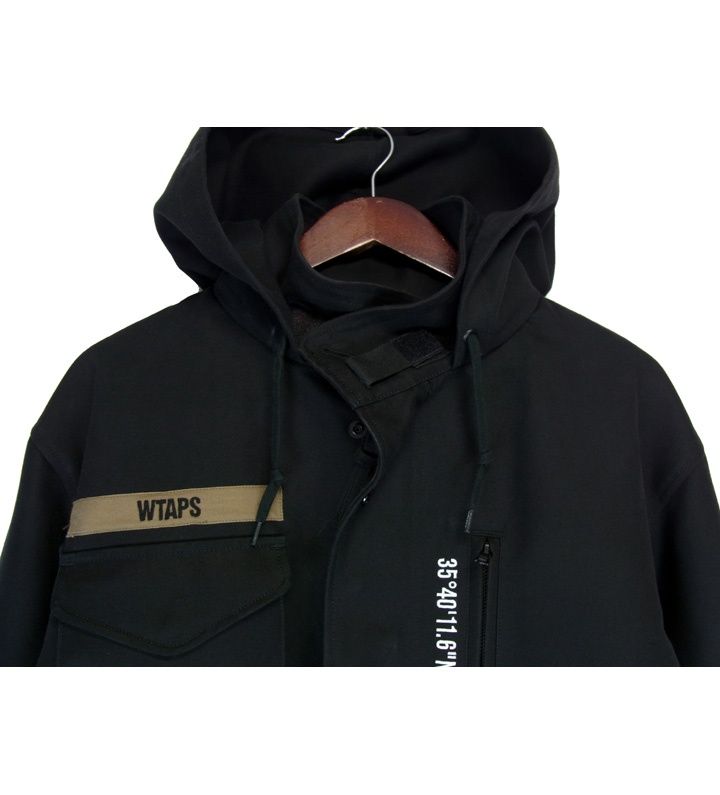 ダブルタップス WTAPS 20AW 【 WSFM JACKET COTTON TWILL M-65 202WVDT JKM01 】 ロゴ 刺繍 コットン ミリタリー ジャケット ブルゾン h2684