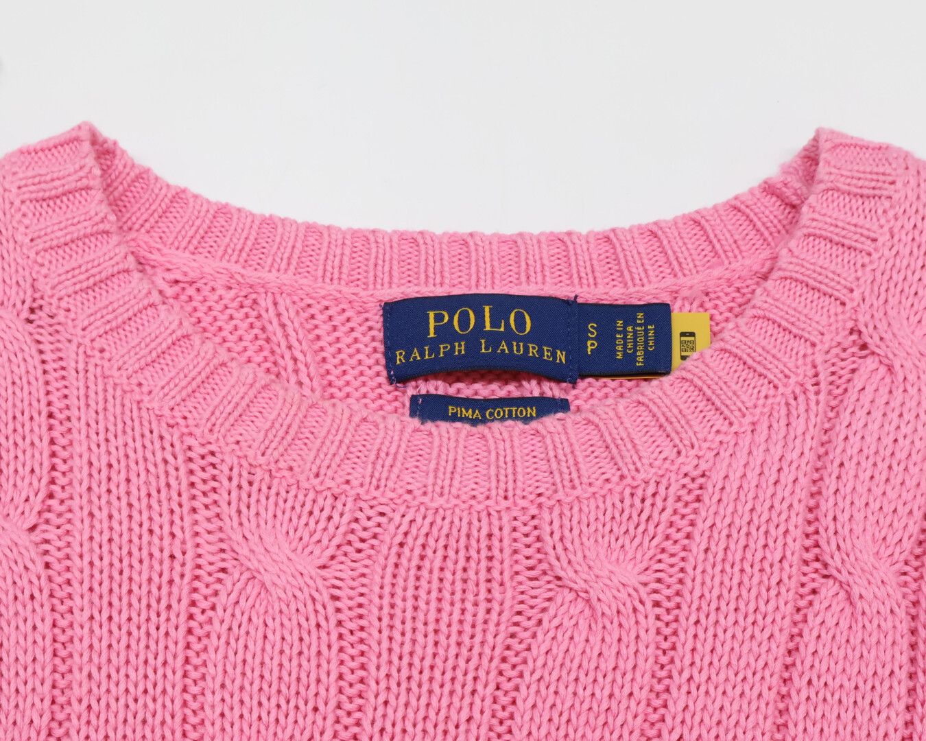 POLO RALPH LAUREN ポロ ラルフローレン ケーブル 半袖ニット S