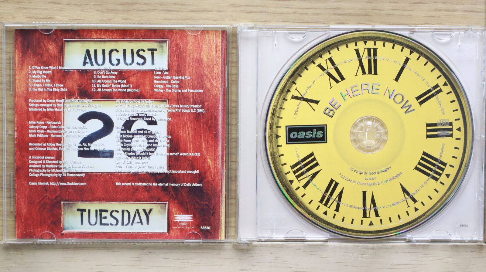 中古CD☆オアシス/Oasis□ Be Here Now 【EK68530/0074646853023