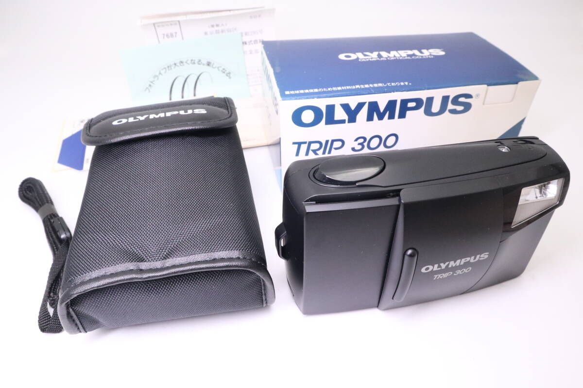 OLYMPUS TRIP 300 オリンパス フィルムカメラ ブラック f10733