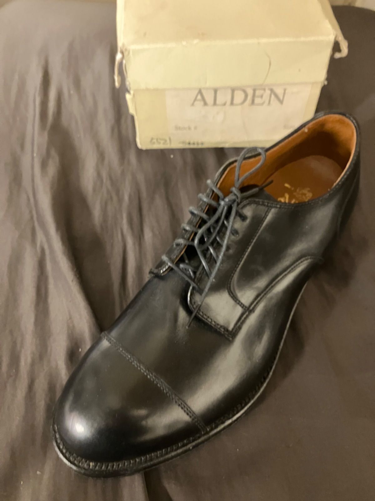BEAMS別注ビームスAldenオールデン新品モディファイド5521革靴7.5D-