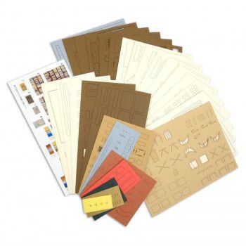 30日間返品交換可能! みにちゅあーとキット スタジオジブリ作品シリーズ S MIX お父さんの書斎 MK07-45 ペーパークラフト ミニチュアアート キャラクター アート インテリア 工作 キット