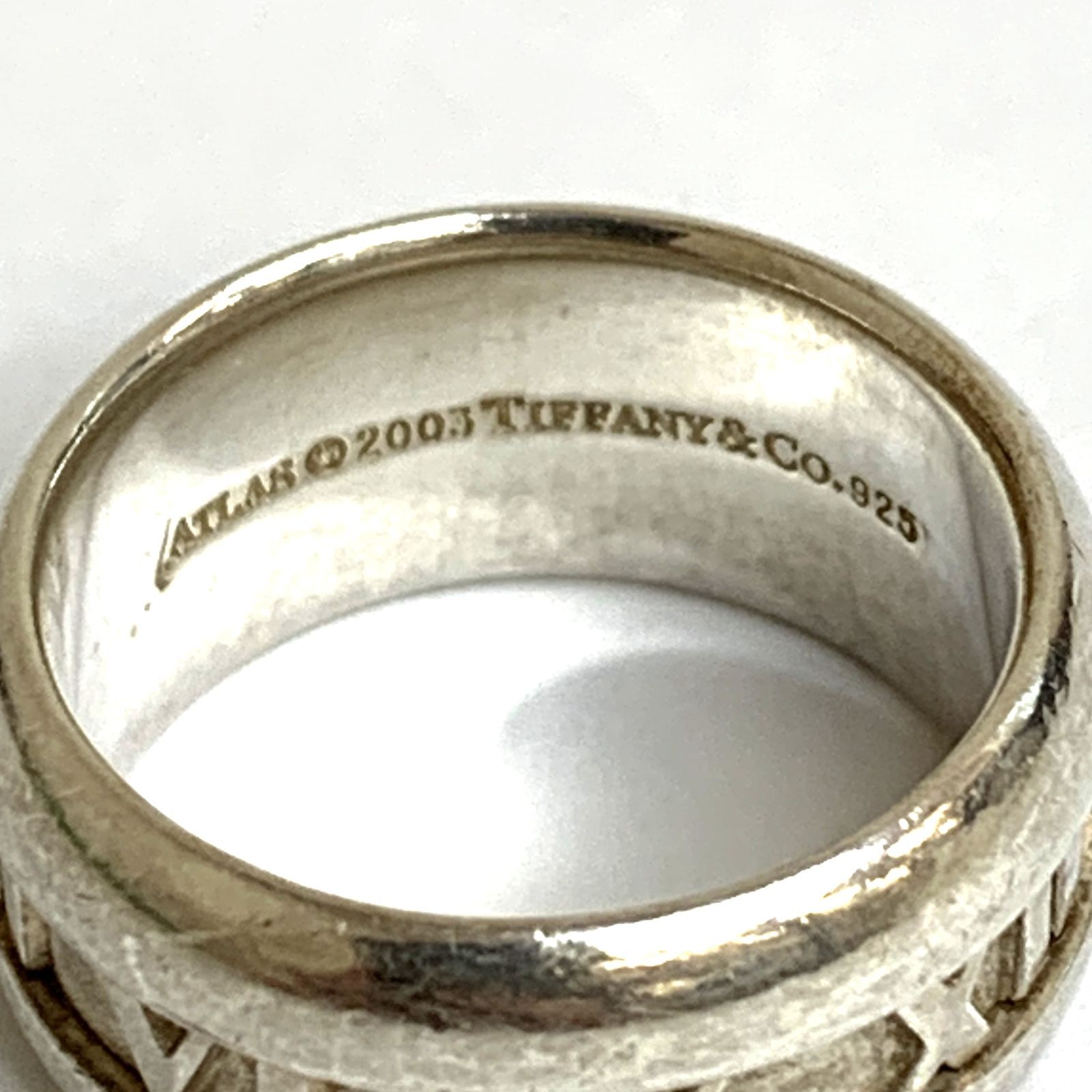 中古品】TIFFANY＆Co. アトラス シルバーリング ティファニー