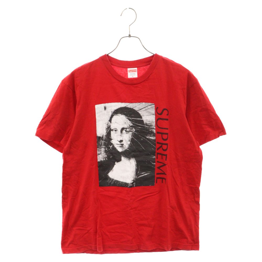 SUPREME (シュプリーム) 18SS Mona Lisa Tee モナリザプリント クルーネック半袖Tシャツ レッド - メルカリ