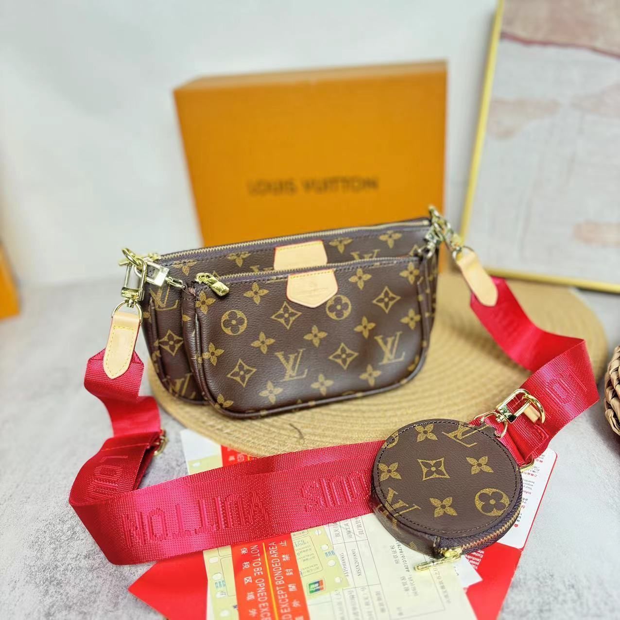 ルイ・ヴィトン トートバッグ ショルダーバッグ 財布 3点セット 超美品】LOUIS VUITTON ルイヴィトン ショルダーバッグ トート