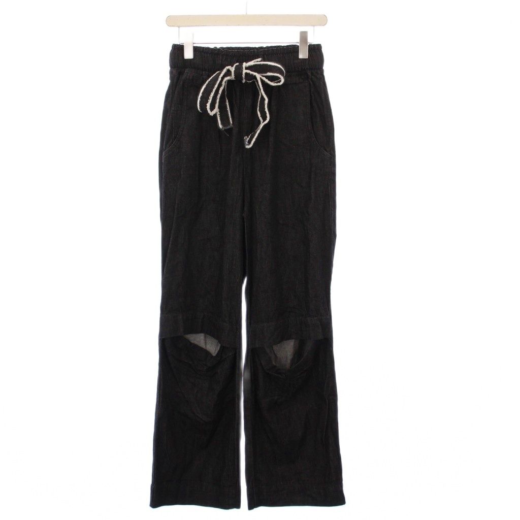 LIVINGTONE leraxed open knee デニムパンツ リヴィントーン LIVINGTONE RELAXED OPEN KNEE デニムパンツ