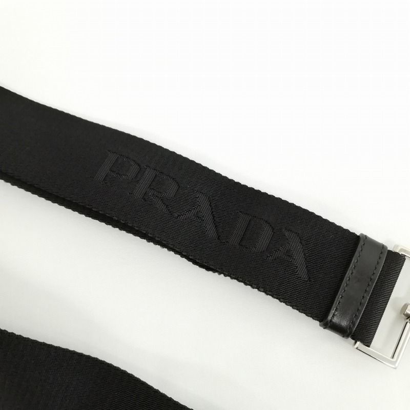 PRADA ショルダーストラップ 黒 未使用に近い✨プラダ ショルダーストラップ ブラック 黒 - メルカリ