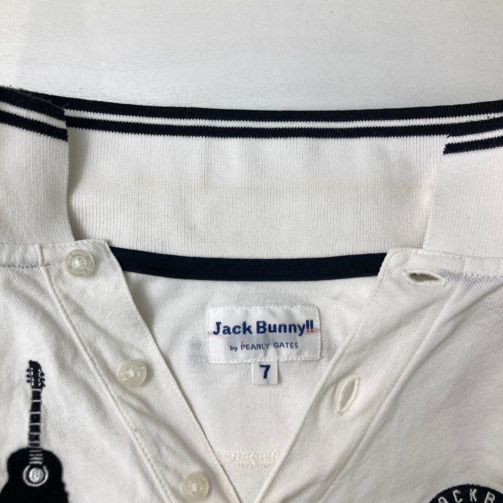 サイズ：7 JACK BUNNY ジャックバニー 半袖ポロシャツ ホワイト系
