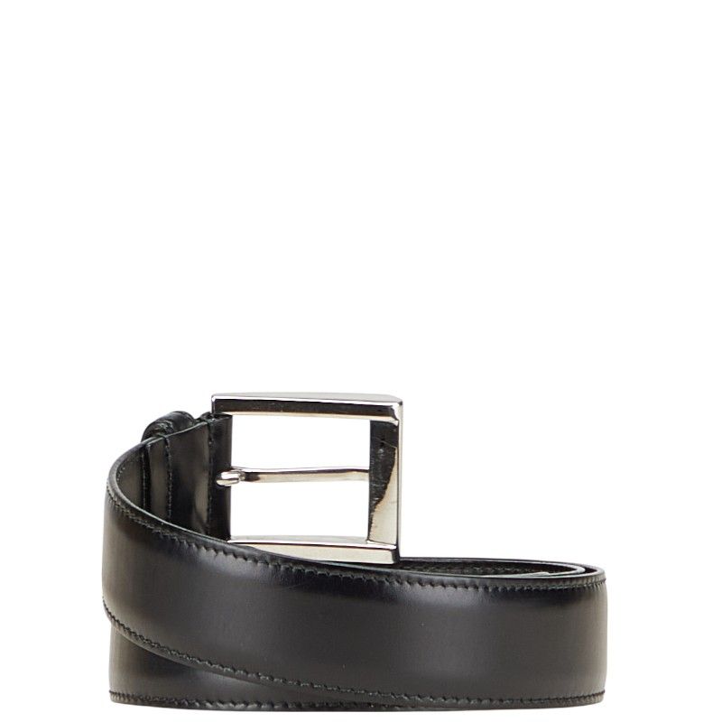 M*a様 プラダ　ロゴ　レディース用　ベルト ☆送料関税込☆ PRADA プラダ ロゴ レザー ベルト レディース