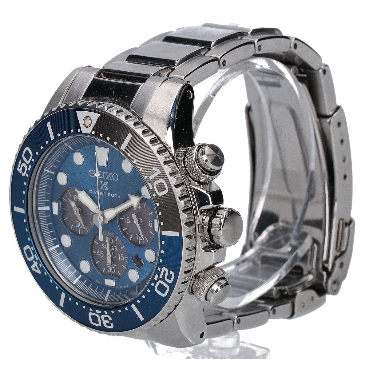 SEIKO セイコー 【美品】V175-0EV0 プロスペックス Save the Ocean 