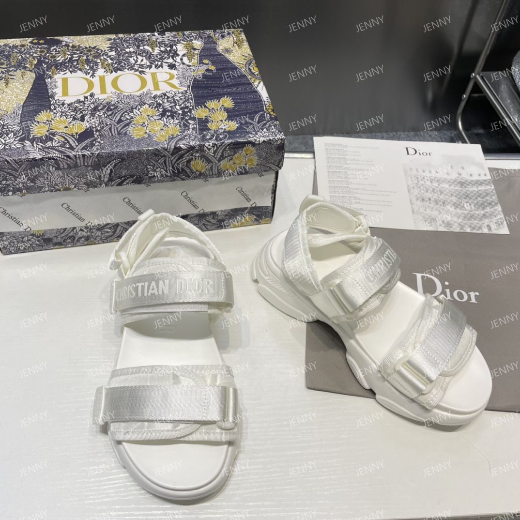 Dior DIORACT サンダル ホワイト