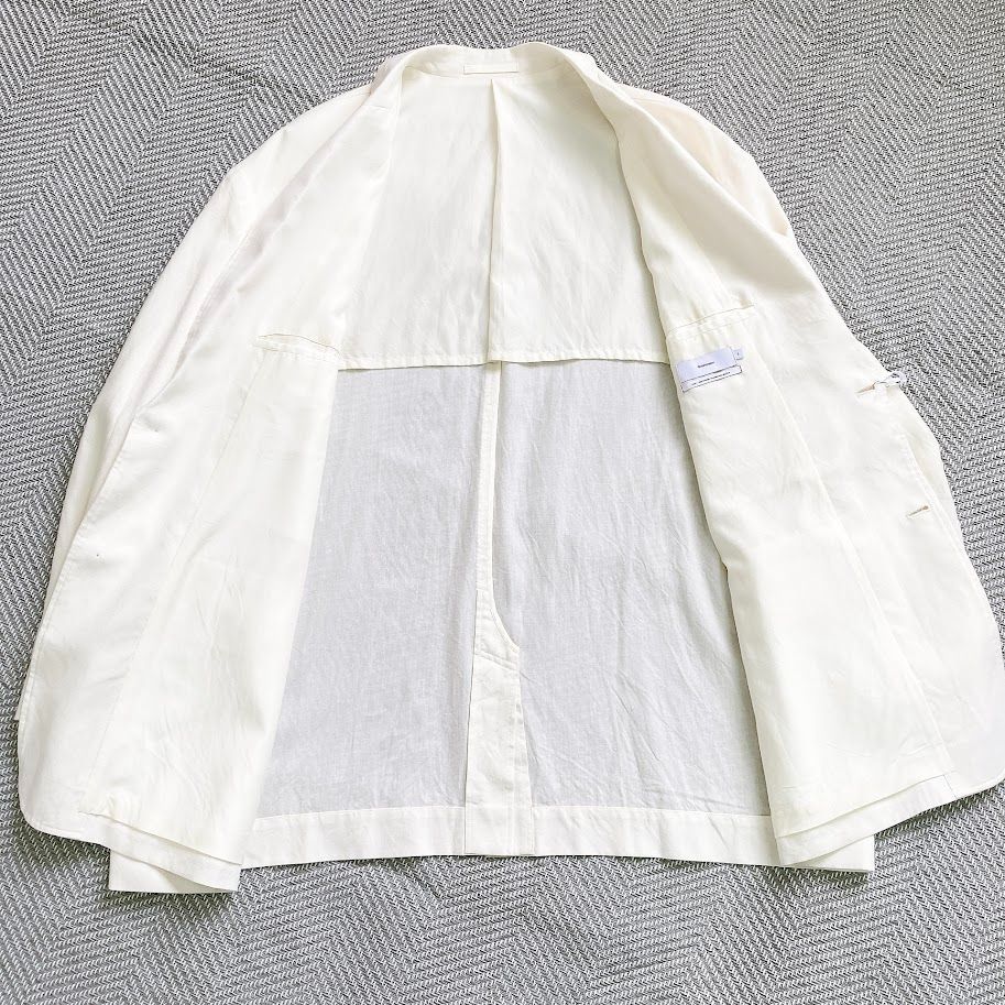 グラフペーパー【24SS】Linen Cupro Double Jacket グラフペーパー