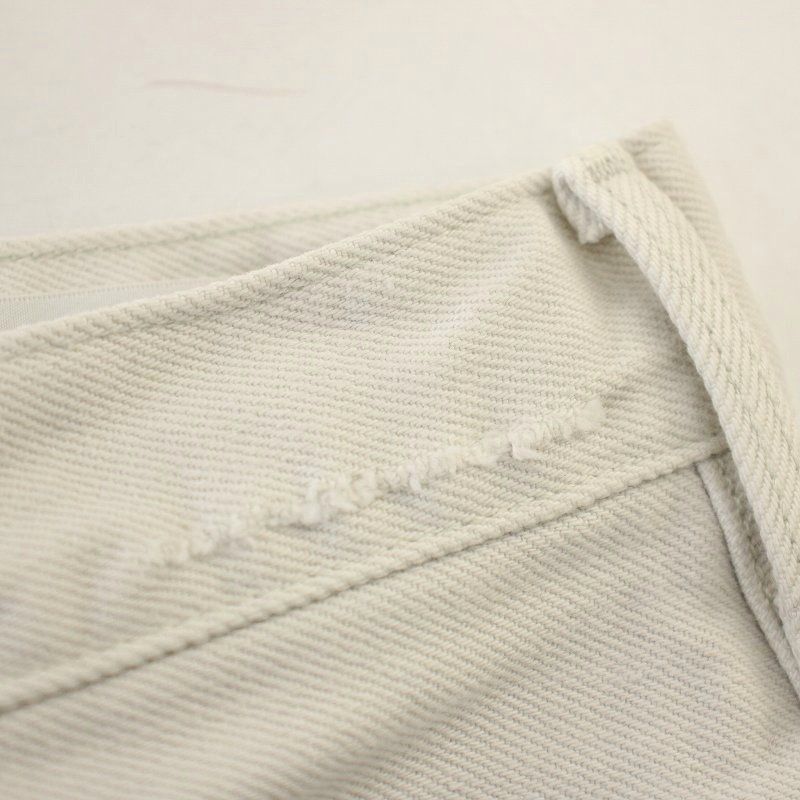 【在庫限りの大特価】 アッパーハイツ upper hights デニムパンツ THE LIVELY BONE ダメージ加工 24 ライトグレー G