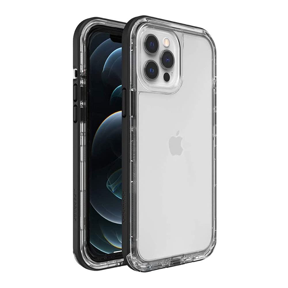 LIFEPROOF NEXT iPhone12ProMax クリアケース スリム 米軍mil規格 衝撃吸収 防塵 防雪 耐衝撃 保護 (BLACK CRYSTAL) 【日本正規代理店品】 