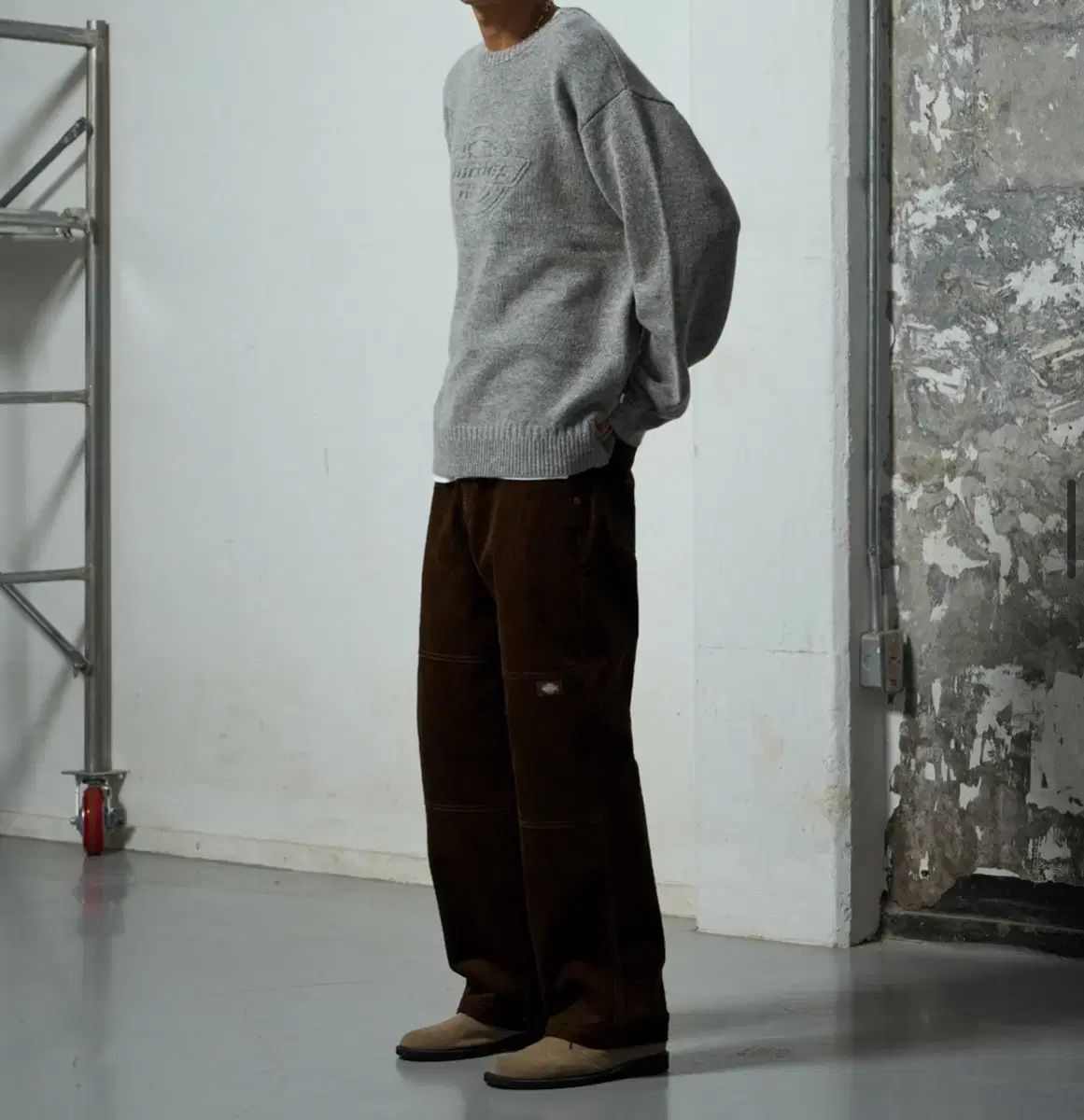 DICKIES ディッキーズ コーデュロイ 黒 ワークパンツ 32