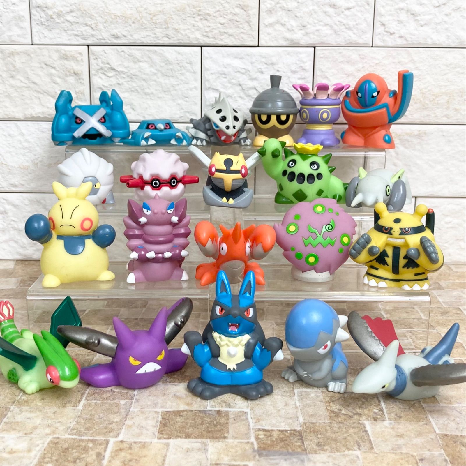 21体】ポケモンキッズ 指人形 カード ソフビ まとめ売り レア 当時もの 