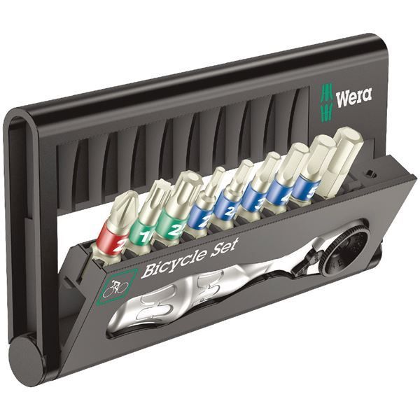WERA ヴェラ 10点組 自転車整備 メンテナンス用 ツールセット 004177 工具 ツール DIY 作業工具 道具