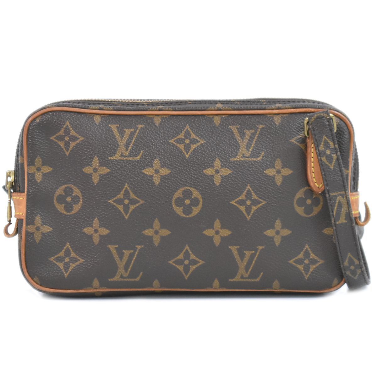 本物 ルイヴィトン LOUIS VUITTON LV ポシェットマルリー バンド ...