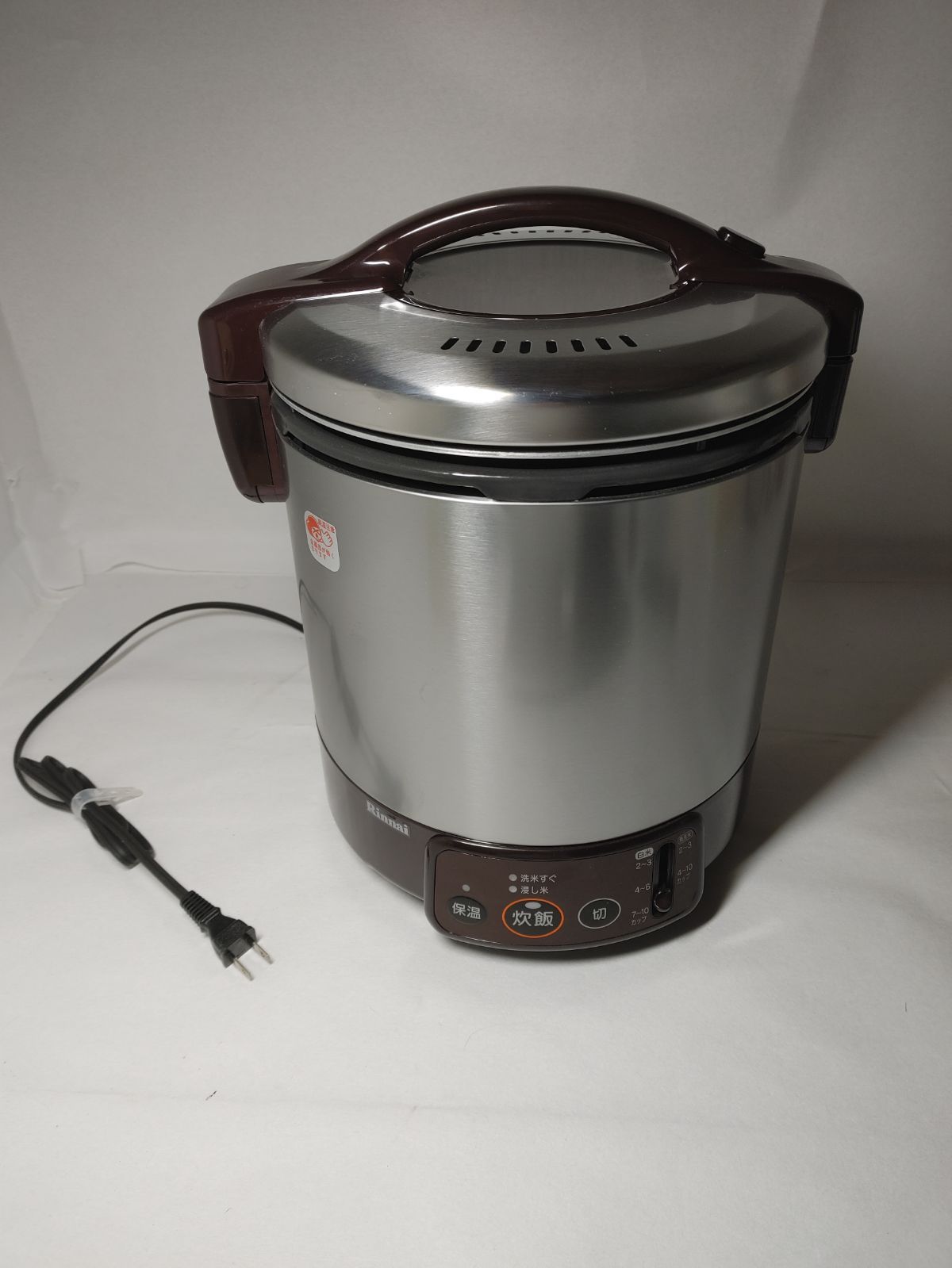 得価本物保証リンナイ　電子ジャー付ガス炊飯器　RR-100VM(DB)LPガス 炊飯器