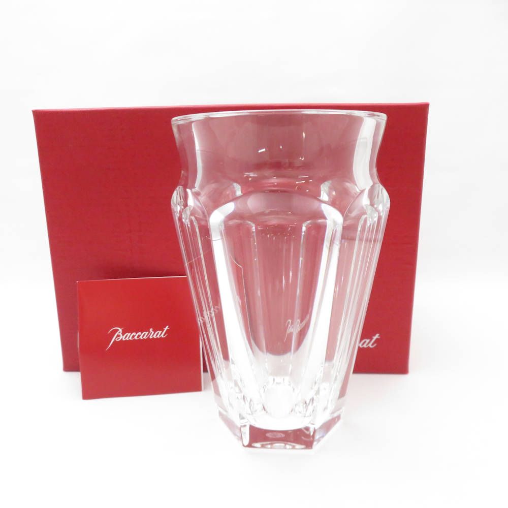 Baccarat バカラ ネリー フラワーベース 1点 クリスタル タリランド H17 花瓶 飾壺 オブジェ SU13071X2