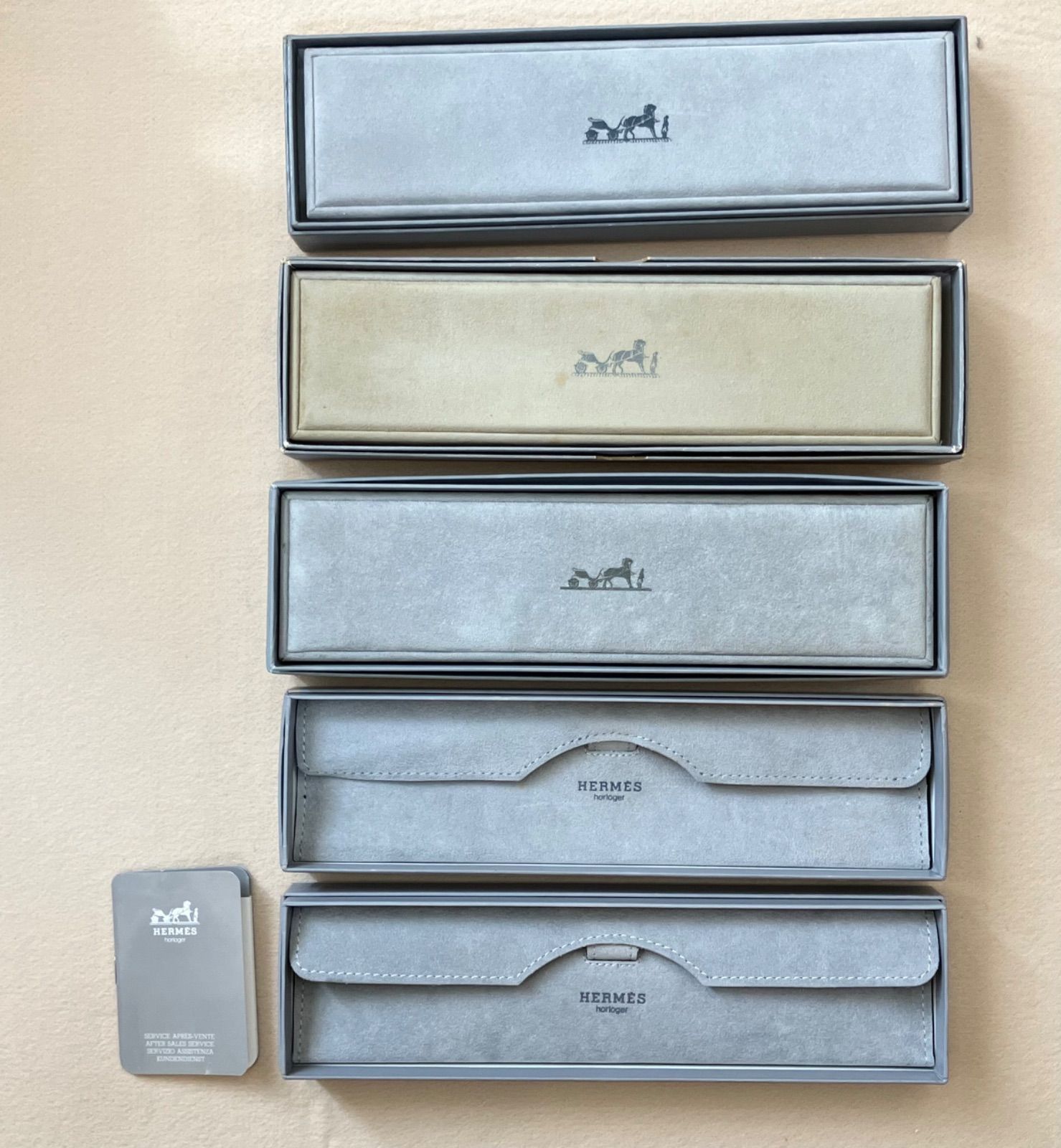 HERMES エルメス腕時計空箱5点セット