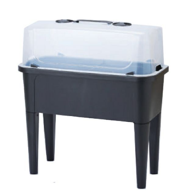 花 観葉植物用ポット レイズドベッドプランター 760 BK Grow Veggies 1個入り 97301 家庭菜園 組立式 代引き不可 大型プランター FARM p379