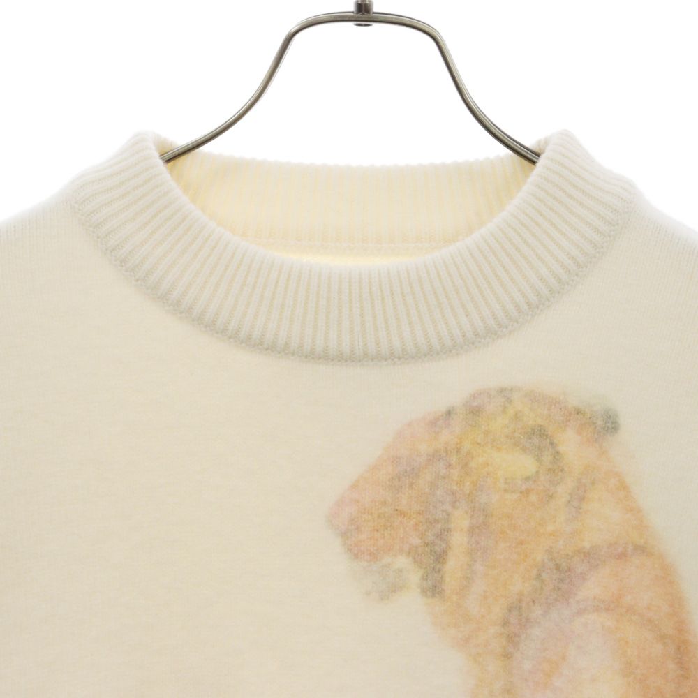 JIL SANDER (ジルサンダー) タイガーモチーフ クルーネック ウール 