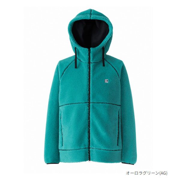 ヘリーハンセン ファイバーパイルフーディー ユニセックス AG オーロラグリーン Mサイズ HE52280