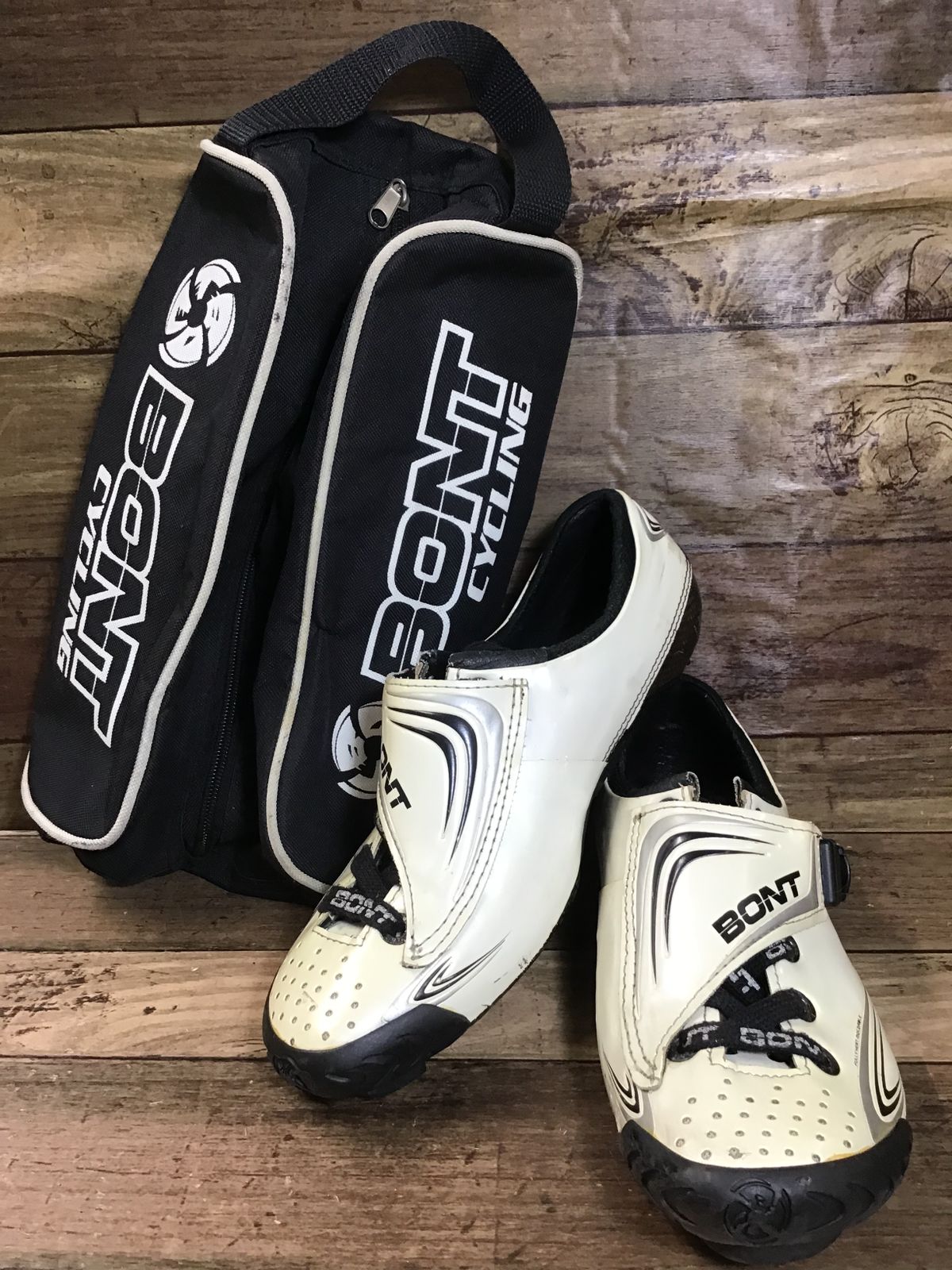 HJ615 ボント BONT VAYPOR ビンディングシューズ 白黒 6 1/2 - メルカリ