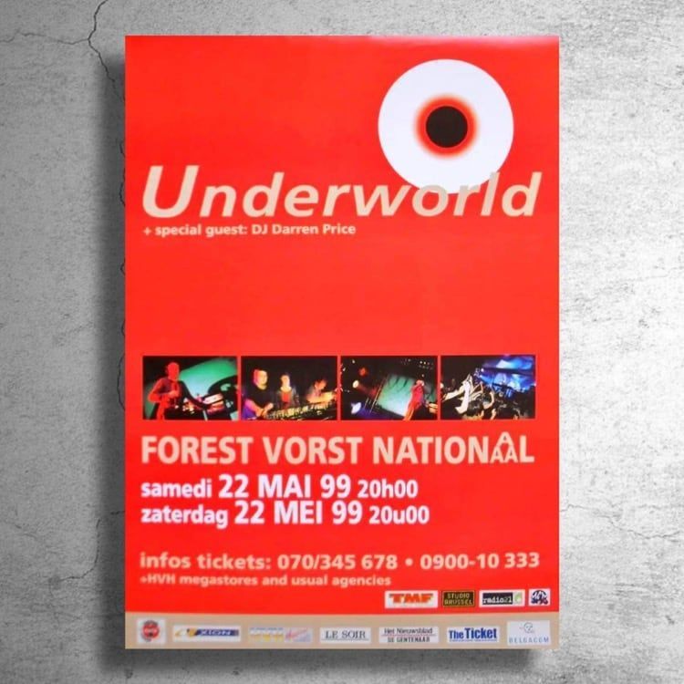 アンダーワールド Underworld』1999年ドイツでのライブ告知ポスター - メルカリ