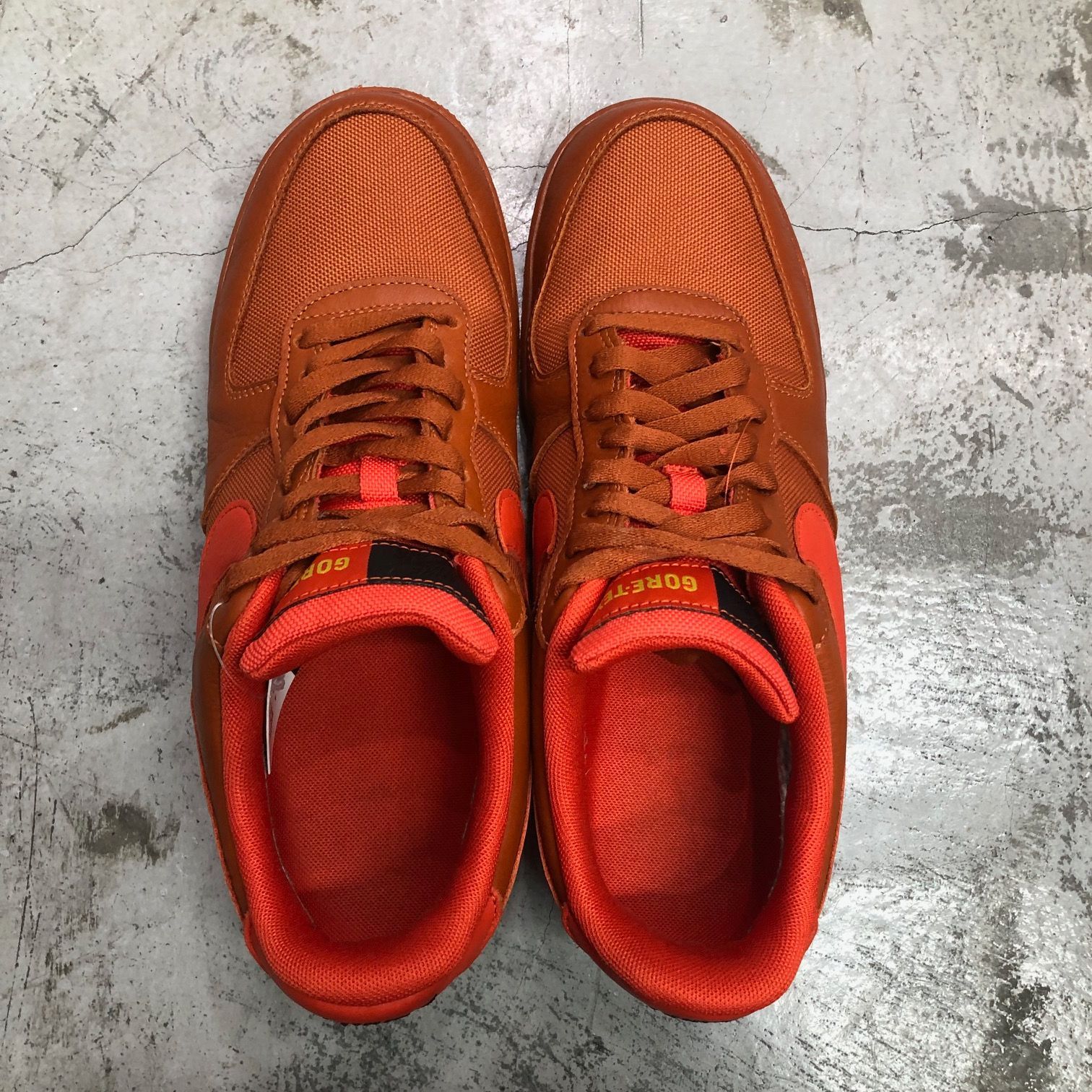 国内正規 NIKE AIR FORCE 1 LOW GORE-TEX DESERT ORANGE ゴアテックス 